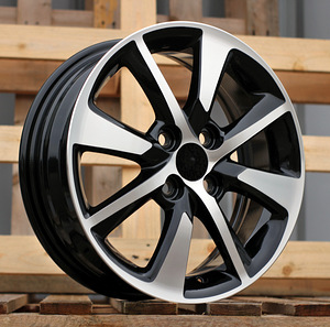R15x5.5  4X100  ET  45  54.1  55504  Black Polished (MB)  For TOYOT  (A) (1 foto / 1)