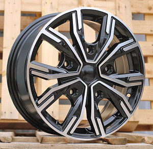 R16x6.5  5X108  ET  45  65.1  6408  Black Polished (MB)  For RACIN  (K8)  (HYBRID FORGED (max 1250kg)) (1 foto / 1)