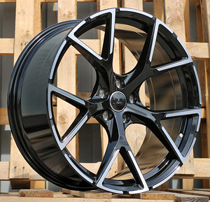 R18x8  5X112  ET  39  57.1  3S5997  Black Polished Half Matt (MBHM)  For AUD  (K2)  (HYBRID FORGED) (1 foto / 1)