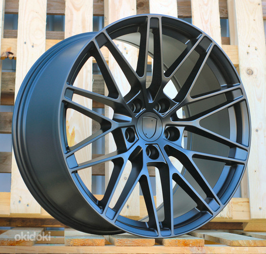 R21x10.5  5X130  ET  47  66.5  3S1324  Black Half Matt (BLHM)  For PORCH  (M)  (NEW Macan II (XAB) HYBRID FORGED Rear+Front)