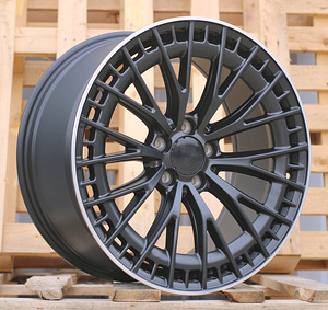 R19x8.5  5X112  ET  36  66.6  3S1384  (H3399F)  Black Matt+Polished Lip (BMPL)  For MER  (Z3+A)  (HYBRID FORGED Rear+Front) (1 foto / 1)