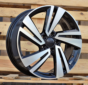 R18x7  5X100  ET  39  57.1  3S1282  Black Polished (MB)  For VW  (P)  (T-Cross HYBRID FORGED) (1 foto / 1)
