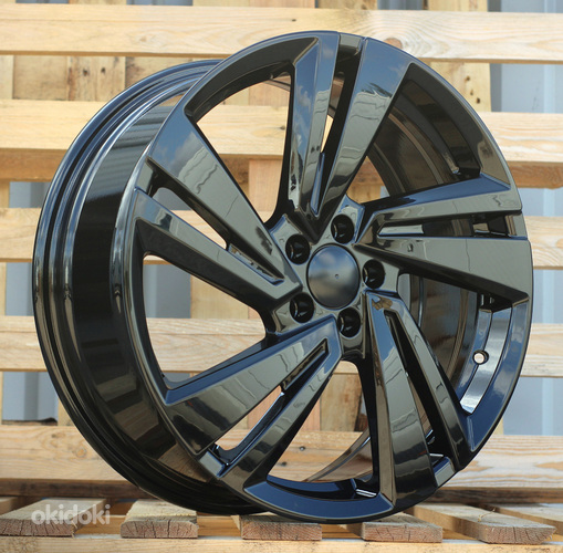 R18x7  5X100  ET  39  57.1  3S1282  Black (BL)  For VW  (D4)  (T-Cross HYBRID FORGED)