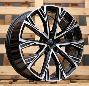 R21x8.5  5X112  ET  43  66.5  3S1277  Black Polished (MB)  For AUD  (P)  (HYBRID FORGED) (1 foto / 1)