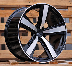 R21x9.5  5X112  ET  26  66.5  3S1239  Black Polished (MB)  For PORCH  (K4)  (HYBRID FORGED (Rear+Front)) (1 foto / 1)