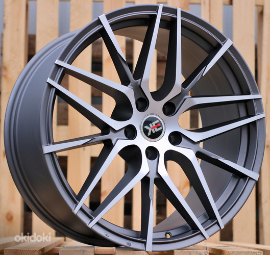 R19x8.5  5X114.3  ET  35  73.1  3S029  Grey Polished (MG)  For RACIN  (K3)  (Rear+Front Semi FORGED (AKC 95 Eur))