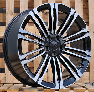 R22x9.5  5X120  ET  42.5  72.6  3S1066V  (FBX190)  Black Polished (MB)  For LAND  (P2)  (HYBRID FORGED (For M14x1.5 bolts)) (1 фото из 1)