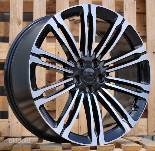 R22x9.5  5X120  ET  42.5  72.6  3S1066V  (FBX190)  Black Polished (MB)  For LAND  (P2)  (HYBRID FORGED (For M14x1.5 bolts))