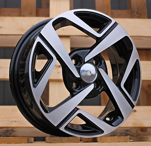 R14x5  4X100  ET  41  54.1  Y1245  Black Polished (MB)  For HYUND  (R) (1 foto / 1)
