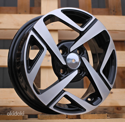 R14x5  4X100  ET  41  54.1  Y1245  Black Polished (MB)  For HYUND  (R)