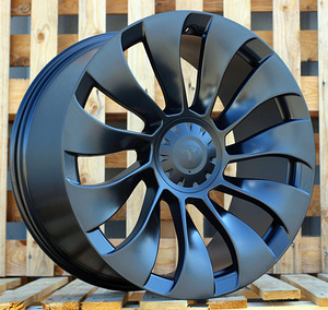R21x9.5  5X114.3  ET  40  64.1  YS214  (BY1798)  Black Half Matt (BLHM)  For TESLA  (P)  (Model Y (Rear+Front)) (1 foto / 1)