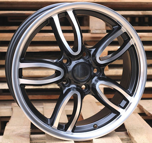 R17x7  5X120  ET  50  72.6  ZE1144  Black Polished Half Matt (MBHM)  For RACIN  (K3)  ((SBMF) Mini Cooper (AKC 70 Eur)) (1 foto / 1)