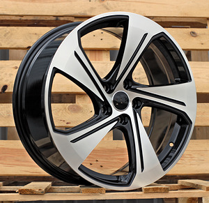 R18x8  5X112  ET  46  57.1  YS1270  Black Polished (MB)  For AUD  (P)  (HYBRID FORGED New Model) (1 foto / 1)
