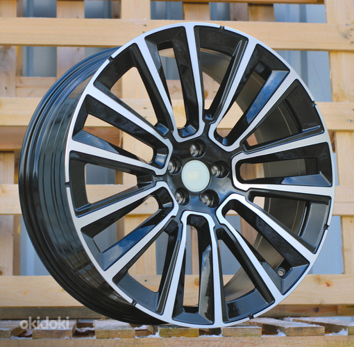 R21x9  5X108  ET  38.5  63.4  YF7076  (3S1341)  Black Polished (MB)  For VOLVO  (P+K4)  (HYBRID FORGED New Model)