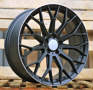 R19x8.5  5X112  ET  40  66.6  YS1180  (FL-0151)  Black+Polished Lip (BLPL)  For MER  (K3)  (HYBRID FORGED) (1 foto / 1)