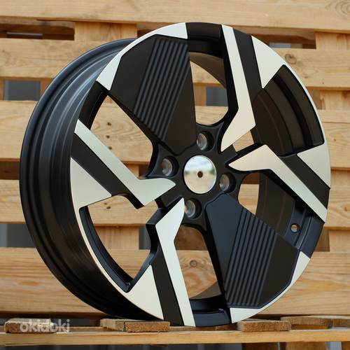 R17x6.5  4X108  ET  32  65.1  YF6148  Black Polished Half Matt (MBHM)  For PEUG  (P2)  (HYBRID FORGED)