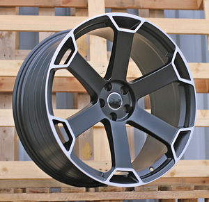 R22x10  5X112  ET  20  66.5  YF6149  Satin Black (SB)  For AUD  (K7)  (HYBRID FORGED) (1 foto / 1)