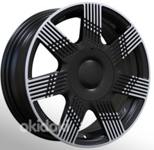 R15x6  4X98  ET  35  58.1  YF7074  Black Polished Half Matt (MBHM)  For FIAT