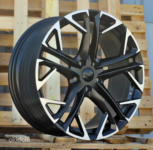 R19x8.5  5X112  ET  38  57.1  YF5719  Black Polished Half Matt (MBHM)  For CUPRA  (Z6)  (HYBRID FORGED)