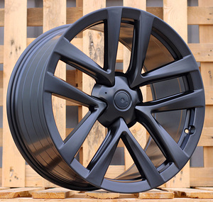 R22x9  5X120  ET  35  64.1  YF5591  (FB681)  Black Half Matt (BLHM)  For TESLA  (Z5)  (HYBRID FORGED Model S/X (Front+Rear)) (1 foto / 1)