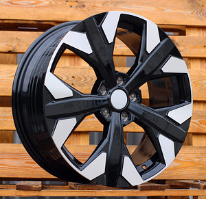 R18x7.5  5X114.3  ET  51  67.1  YF5699  Black Polished (MB)  For KIA  (K7)  (HYBRID FORGED New Model) (1 foto / 1)