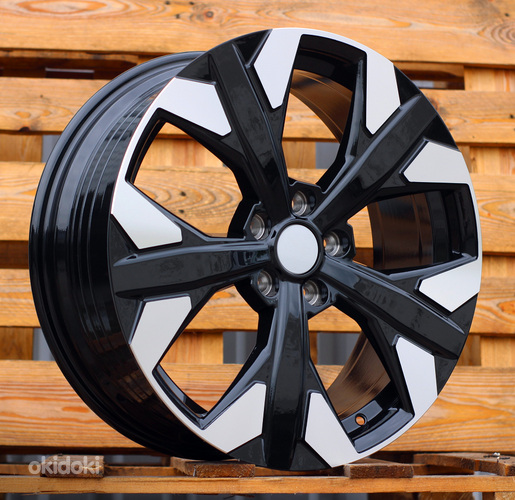 R18x7.5  5X114.3  ET  51  67.1  YF5699  Black Polished (MB)  For KIA  (K7)  (HYBRID FORGED New Model)