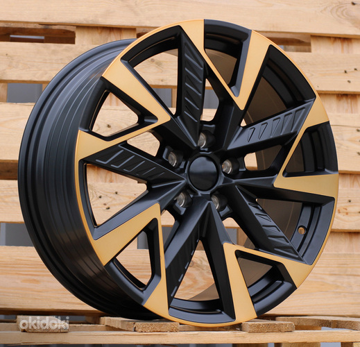 R18x8  5X112  ET  40  57.1  YF0443  Black Polished Half Matt Cooper (MBHMC)  For CUPRA  (M)  (HYBRID FORGED)