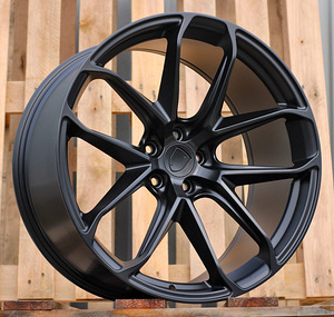 R21x10  5X112  ET  19  66.5  Y5985B  Black Half Matt (BLHM)  For PORCH  (K4+P)  ((Front+Rear) NEW Model) (1 foto / 1)