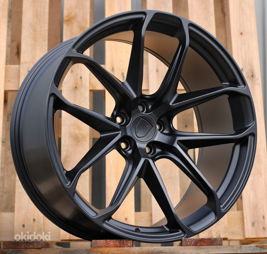 R21x10  5X112  ET  19  66.5  Y5985B  Black Half Matt (BLHM)  For PORCH  (K4+P)  ((Front+Rear) NEW Model)