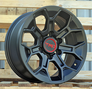 R17x8  6X139.7  ET  5  106.1  Y1203  Black Half Matt (BLHM)  For TOYOT  (R) (1 foto / 1)