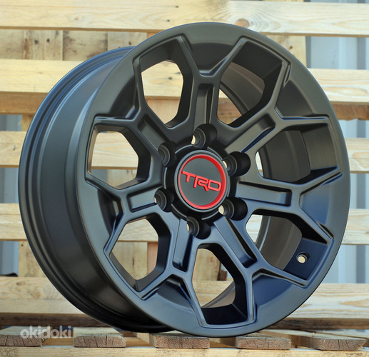 R17x8  6X139.7  ET  5  106.1  Y1203  Black Half Matt (BLHM)  For TOYOT  (R)