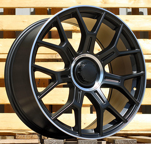 R20x9.5  5X112  ET  35.5  66.6  Y1188  Black Half Matt+Polished Lip (BLHMPL)  For MER  (K2+Z4)  ((Rear+Front) New Model) (1 foto / 1)