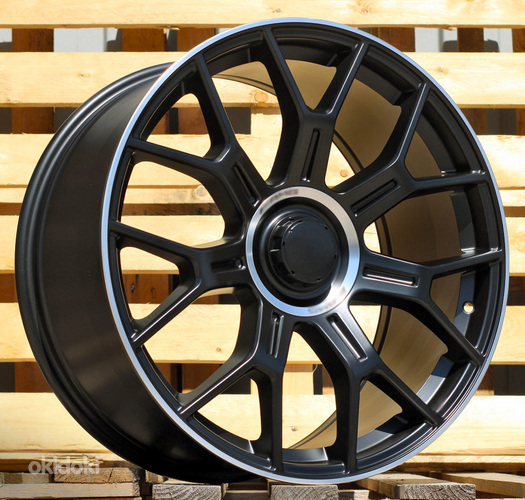 R20x9.5  5X112  ET  35.5  66.6  Y1188  Black Half Matt+Polished Lip (BLHMPL)  For MER  (K2+Z4)  ((Rear+Front) New Model)
