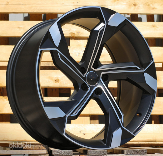 R22x10  5X112  ET  21  66.5  Y1201  Black Polished Half Matt (MBHM)  For AUD  (K4)