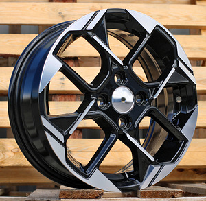 R15x6  4X100  ET  51  54.1  Y1184  Black Polished (MB)  For KIA  (R) (1 foto / 1)