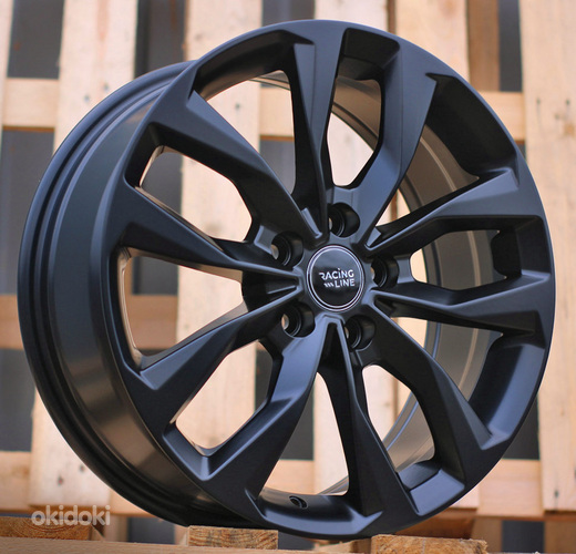 R17x7  5X108  ET  46  67.1  Y1144  Black Half Matt (BLHM)  For RACIN  (P)