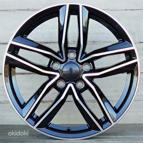 R17 AUDI VW SEAT SKODA MB AMZ 504 Black polish 17x7 5x112