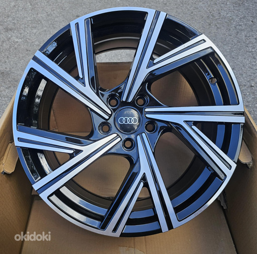 R19 AUDI VW SEAT SKODA AMZ 5548 Black polished with powder coating 19x8 5x112