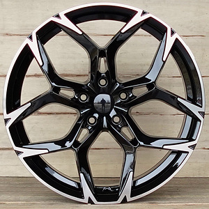 R19 AUDI VW SEAT SKODA MB AMZ 5572 Black polished with powder coating 19x8.5 5x112 (1 foto / 1)