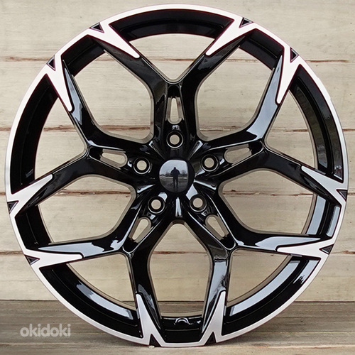 R18 AUDI VW SEAT SKODA MB AMZ 5572 Black polished with powder coating 18x8 5x112