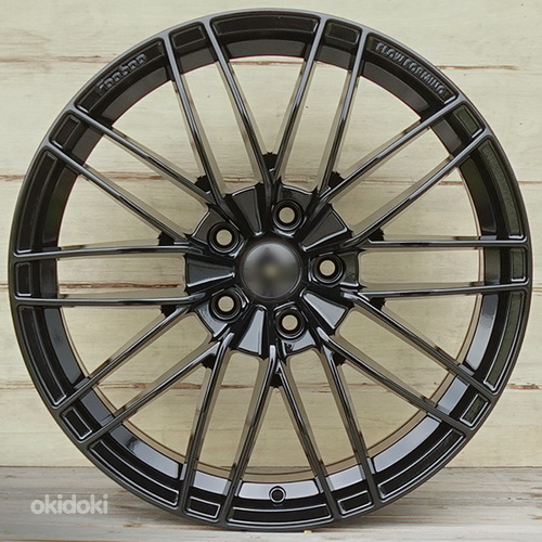R18 AMZ ZKX3001 Gloss Black 18x8 5x112