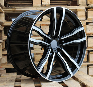 R21x11.5  5X120  ET  37  74.1  BY588  (DLJ588)  Black Polished (MB)  For BMW  (Z1)  (Rear+Front) (1 foto / 1)