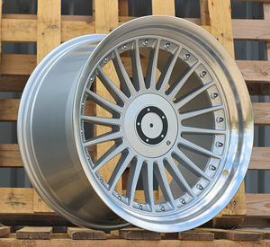 R18x8.5  10X112/120  ET  20  74.1  B1803  Silver+Polished Lip (SP)  For BMW  (Z1)  (ALPINA Style) (1 foto / 1)