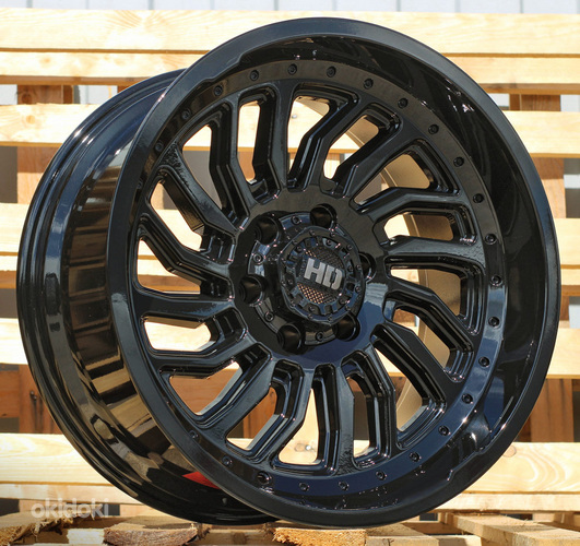 R20x10  8X165.1  ET  M15  125.1  B1757  Black+Milling (BLML)  For 4X4  (Z1)