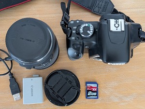 Canon EOS 450D, Sigma 18-125mm, аккумулятор, зарядное устрой (3 фото из 5)
