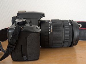 Canon EOS 450D, Sigma 18-125mm, аккумулятор, зарядное устрой (4 фото из 5)