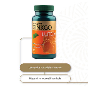 Ginkgo Pro Expert LUTEIN N30 tabletid (2 foto / 4)
