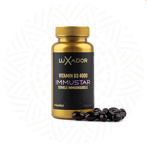 LUXADOR Vitamin D3 4000IU IMMUSTAR N90 õlikapslid (1 foto / 4)