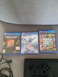PS4 + 2 kontrollerit ja 3 mängu (2 foto / 3)