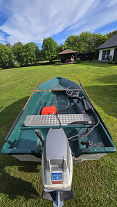 Soome mootorpaat 3.85m + Evinrude 20/25hp + haagis (3 foto / 9)